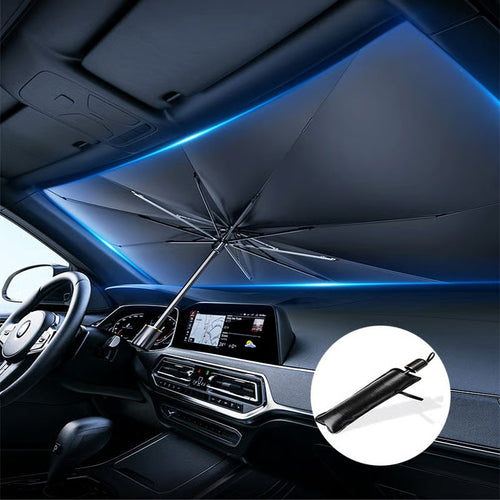 Foldable UV-Blocking Windshield Sun Shade Umbrella