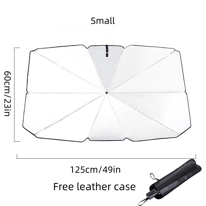 Foldable UV-Blocking Windshield Sun Shade Umbrella