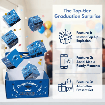 🏆75K+ SOLD! 🎓2026 Graduation Surprise Pop-Up Gift Box