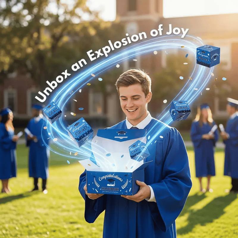 🏆75K+ SOLD! 🎓2026 Graduation Surprise Pop-Up Gift Box
