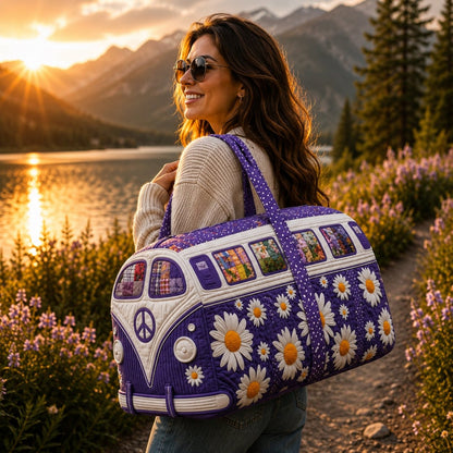Fashionable Girls & Guys Quilted Boho Travel Tote