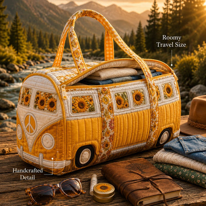 Fashionable Girls & Guys Quilted Boho Travel Tote