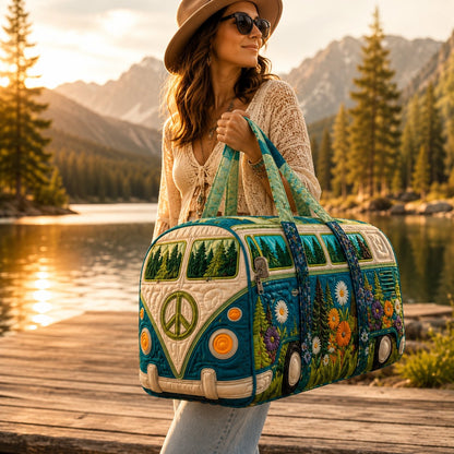 Fashionable Girls & Guys Quilted Boho Travel Tote