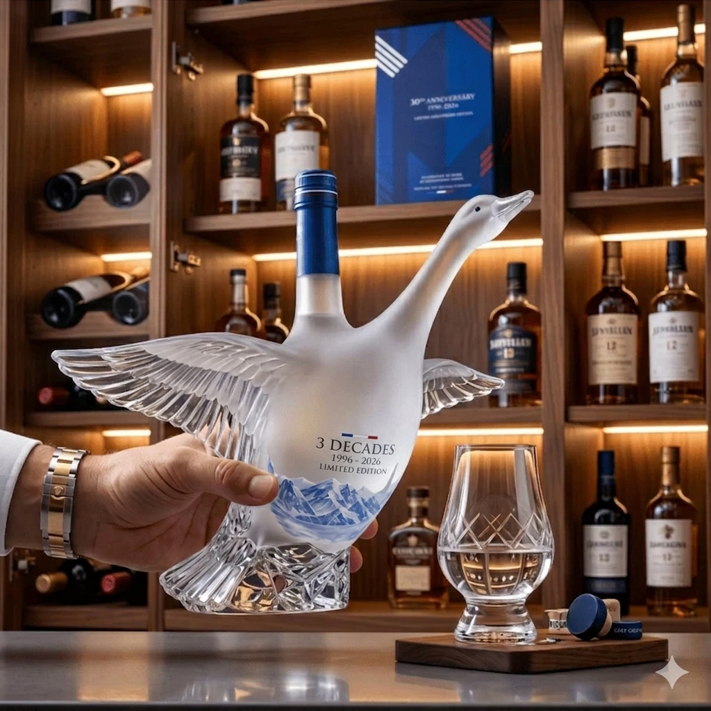 🪿GY Goose 30th Anniversary 3D Sculpted V0dka Bottle