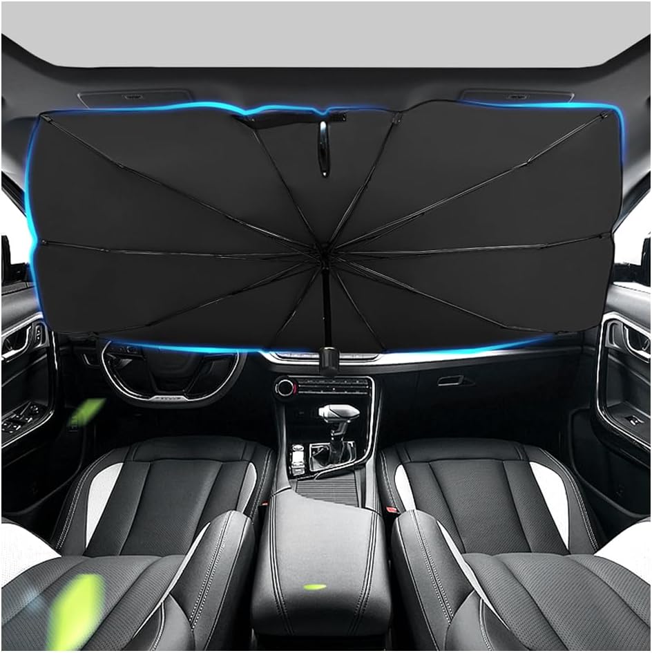 Foldable UV-Blocking Windshield Sun Shade Umbrella