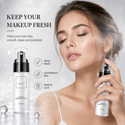Mattifying ✨ Waterproof 💦 Makeup Setting Spray 💄 – Long-Lasting Oil Control 🌸 & Fresh-Looking Finish