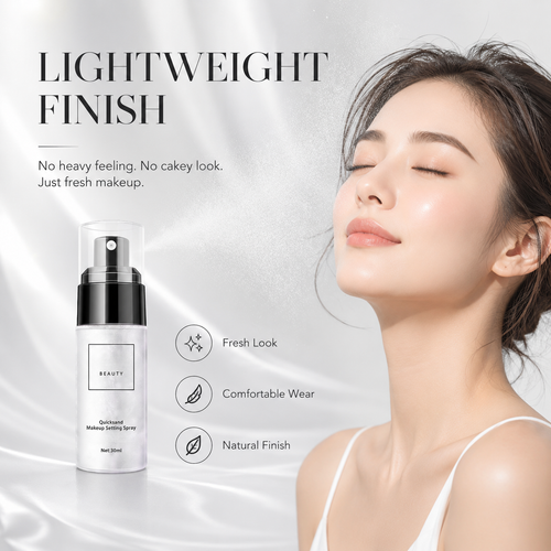 All-Day Makeup Setting Spray – Long-Lasting Oil Control & Waterproof Hold 💧