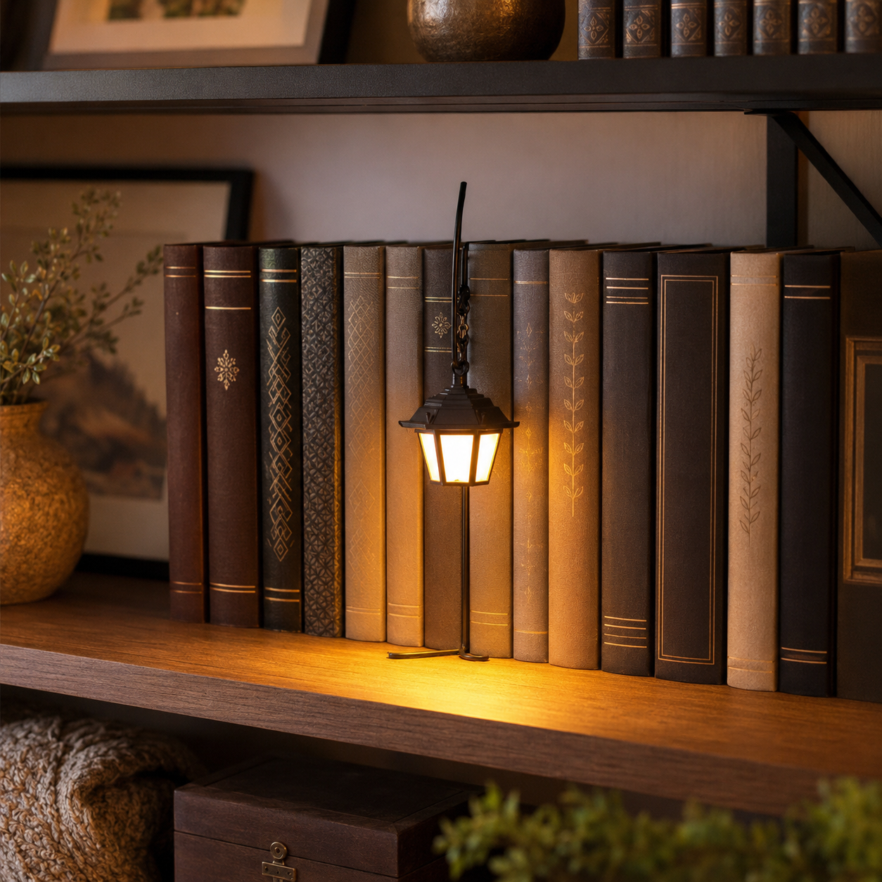 💥5K+ SOLD💕 Library Lantern-Decorative Bookshelf Lighting