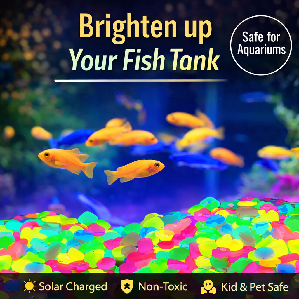 💥LAST DAY SALE 50%OFF💥🌈Colorful Glow-in-the-Dark Garden Stones