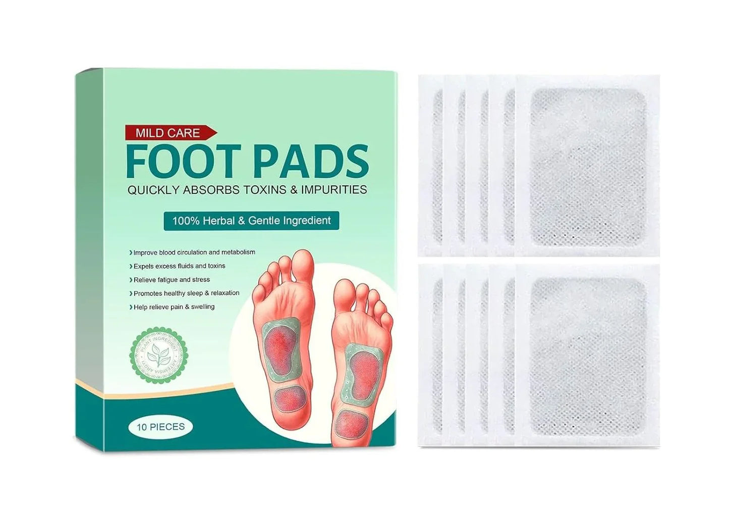 Glowhu® Detox FootPatch (Set of 10)