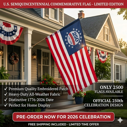 🔥Last Day 50% OFF ✨Limited Edition USA Flag (1776–2026)