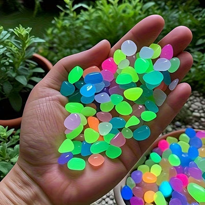 💥LAST DAY SALE 50%OFF💥🌈Colorful Glow-in-the-Dark Garden Stones
