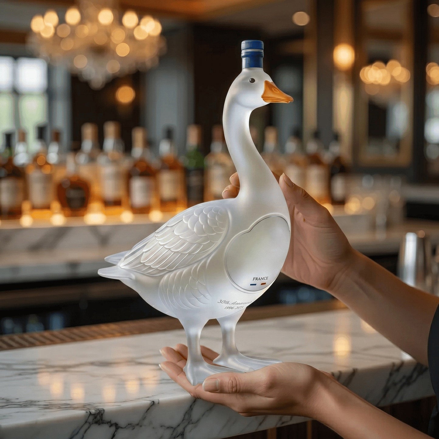 🪿GY Goose 30th Anniversary 3D Sculpted V0dka Bottle