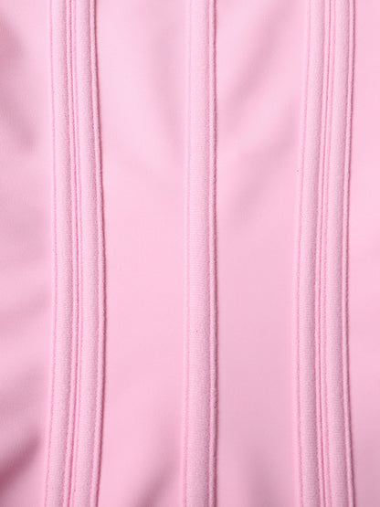 Extreme Latex Corset Waist Vest With Bra